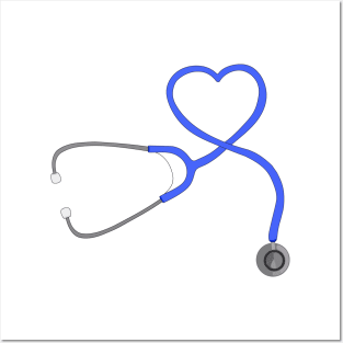 Stethoscope Heart Posters and Art